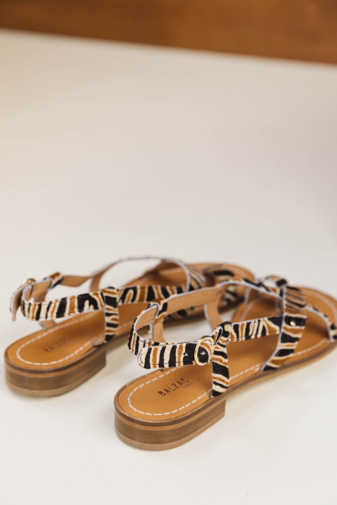 Sandals Bruyère pony tiger
