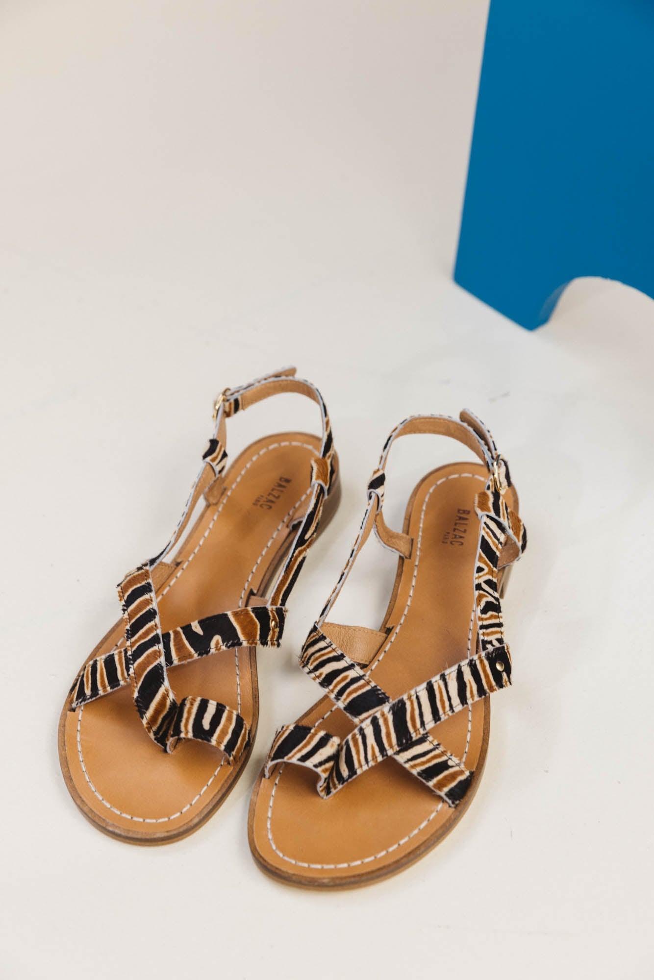 Sandals Bruyère pony tiger