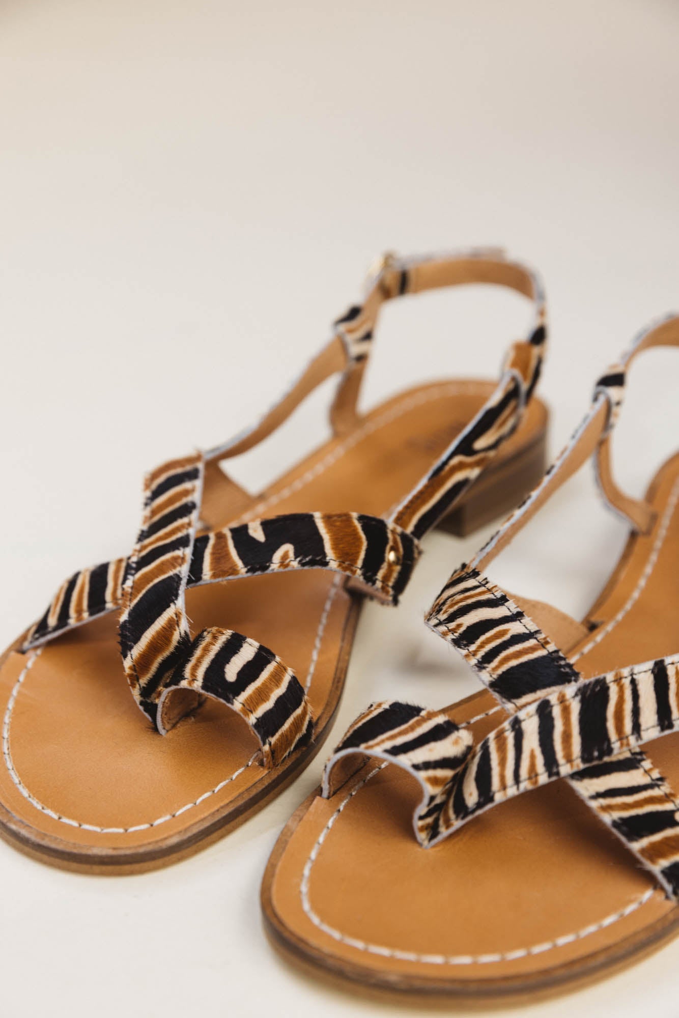 Sandals Bruyère pony tiger
