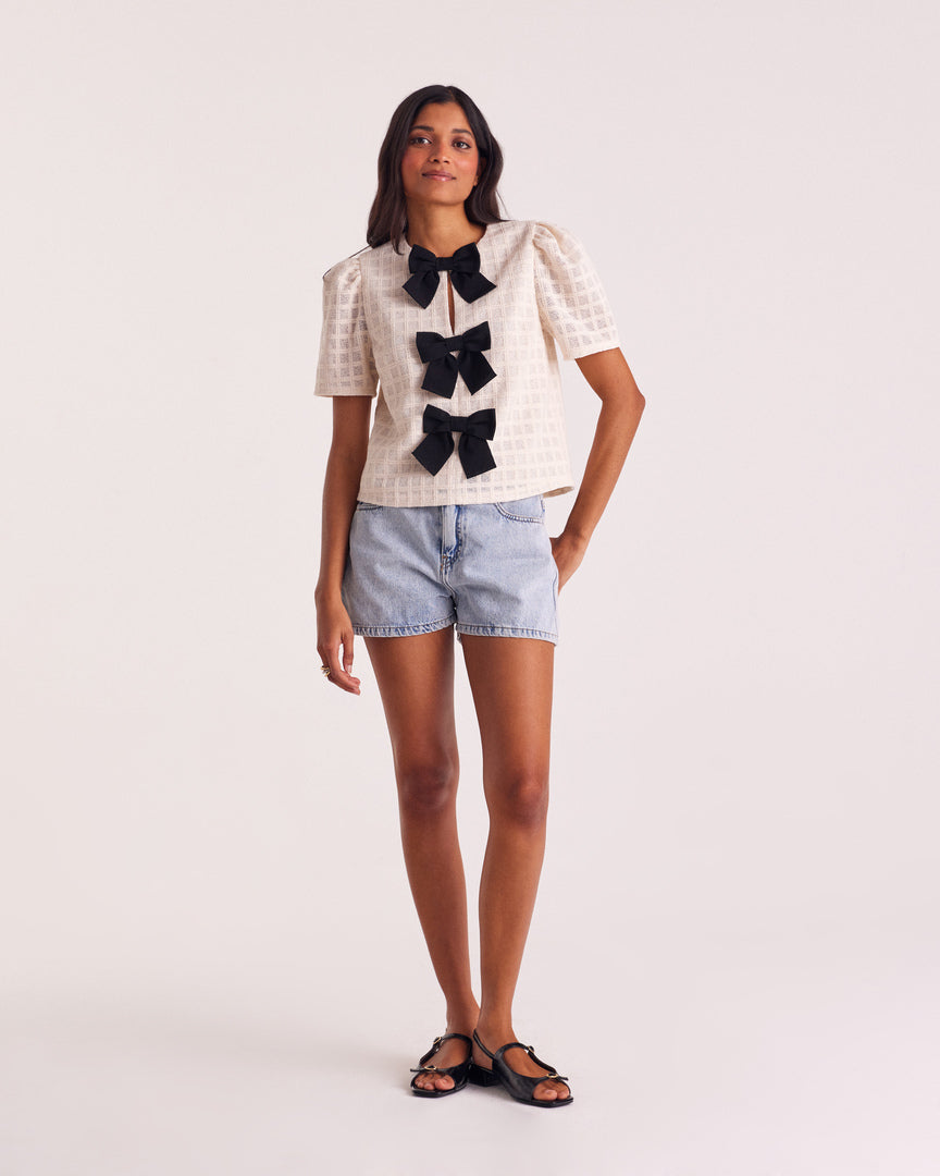 Shorts Triomphe blue glacier