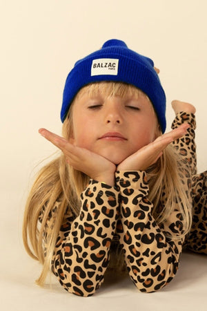 Bonnet Choupi bleu éléctrique