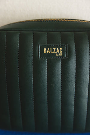 Green vegan Caesar bag