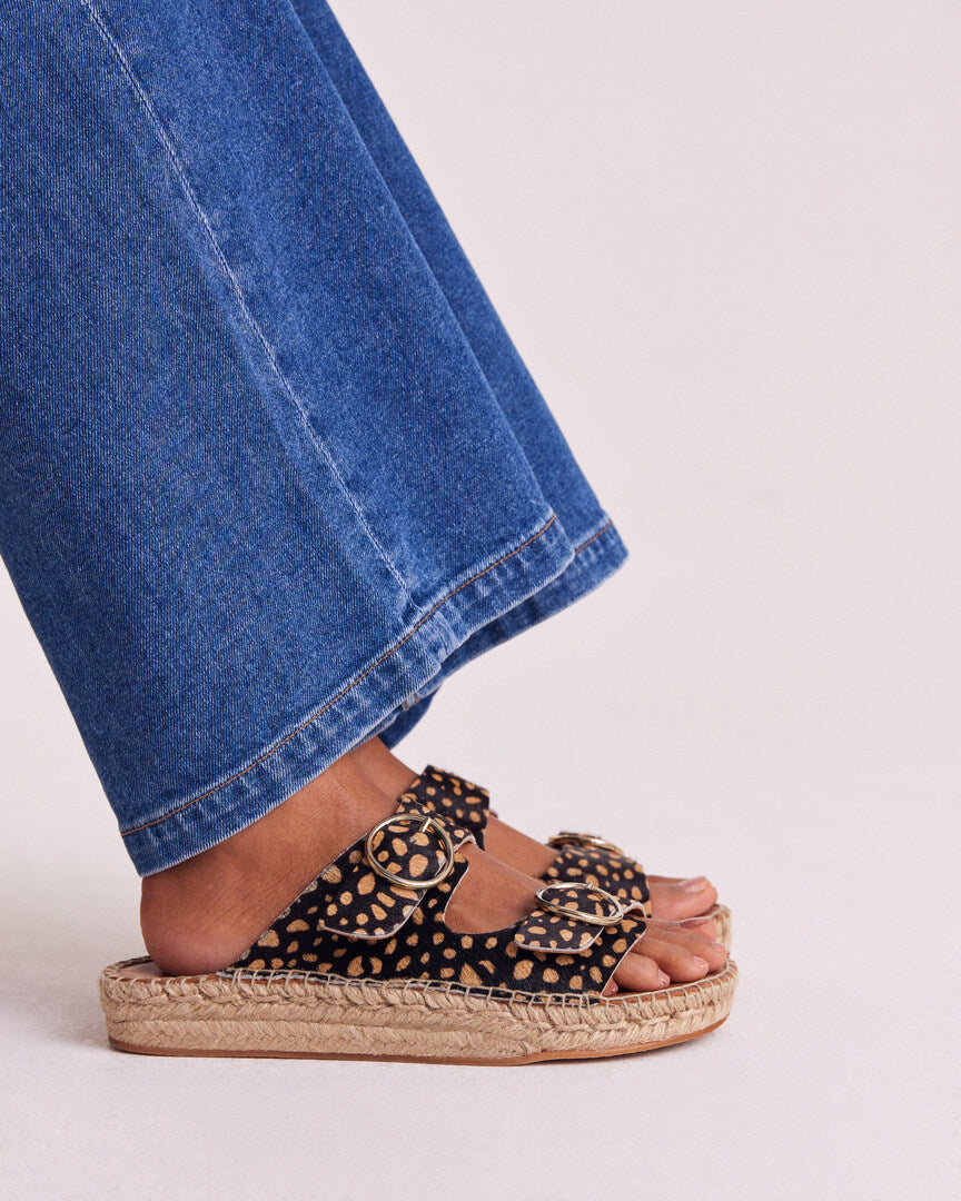 Sandals Tournesol moucheté sand