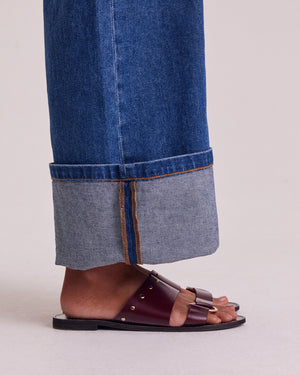 Iolanda wine-colored sandals