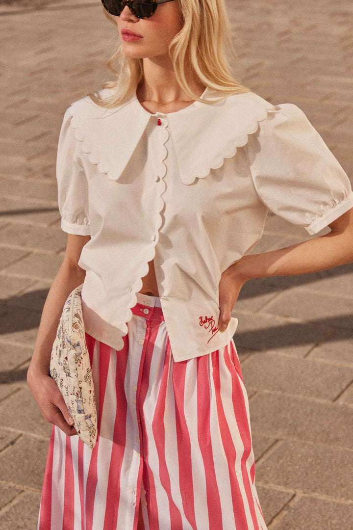 Shirt Félicie natural white