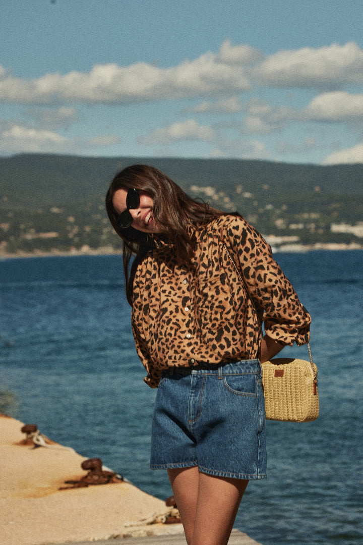 Bag César raffia