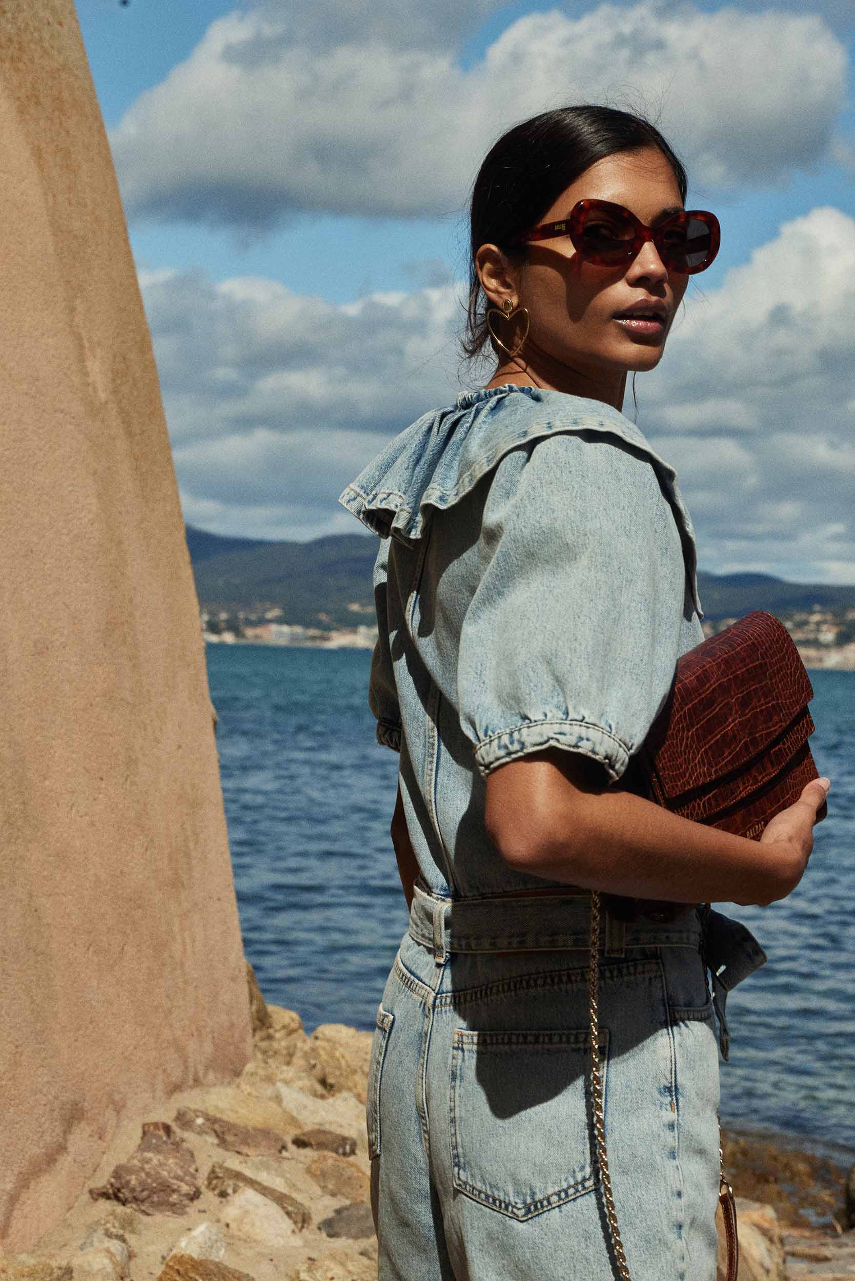 Bag Noah cognac embossed