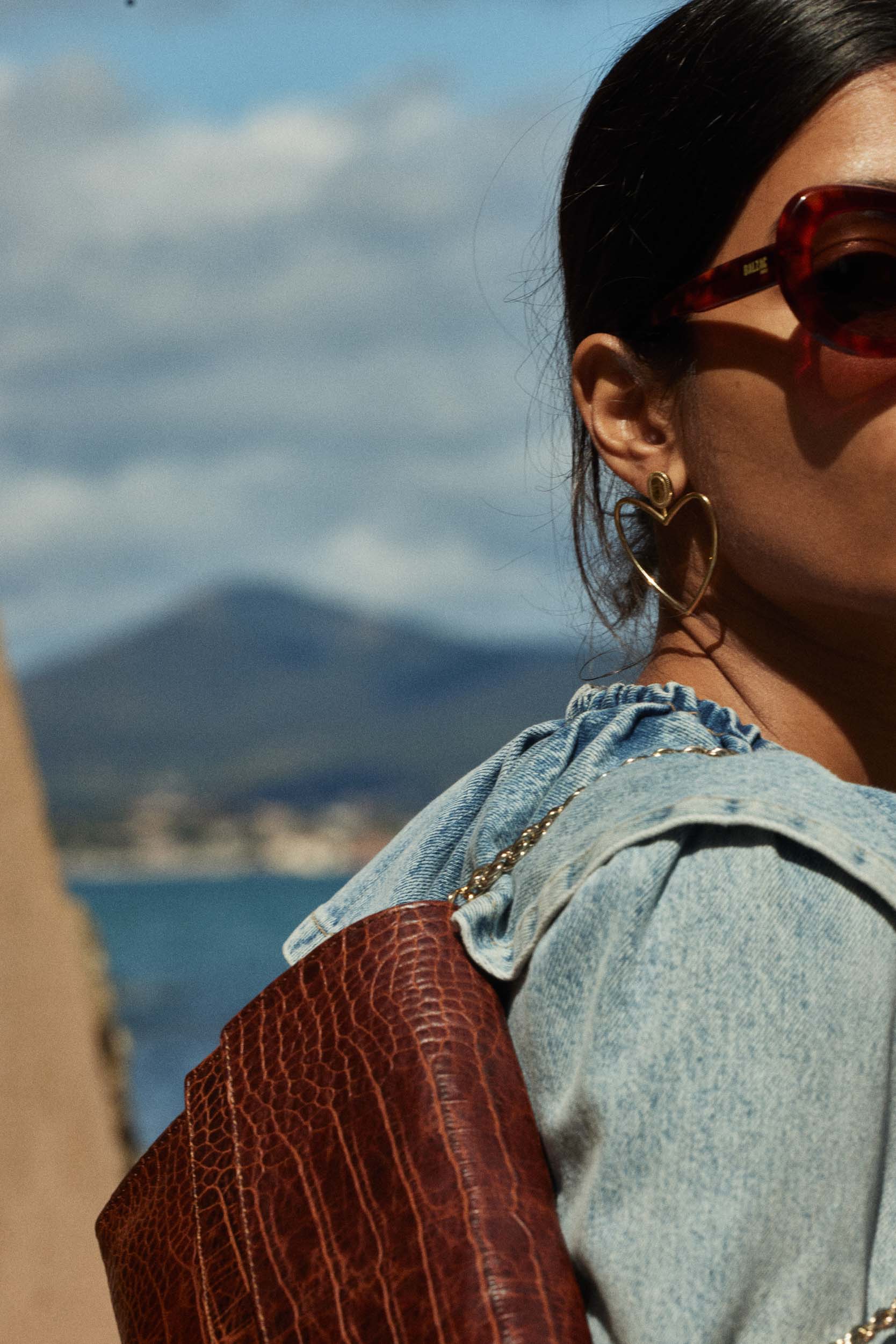 Bag Noah cognac embossed