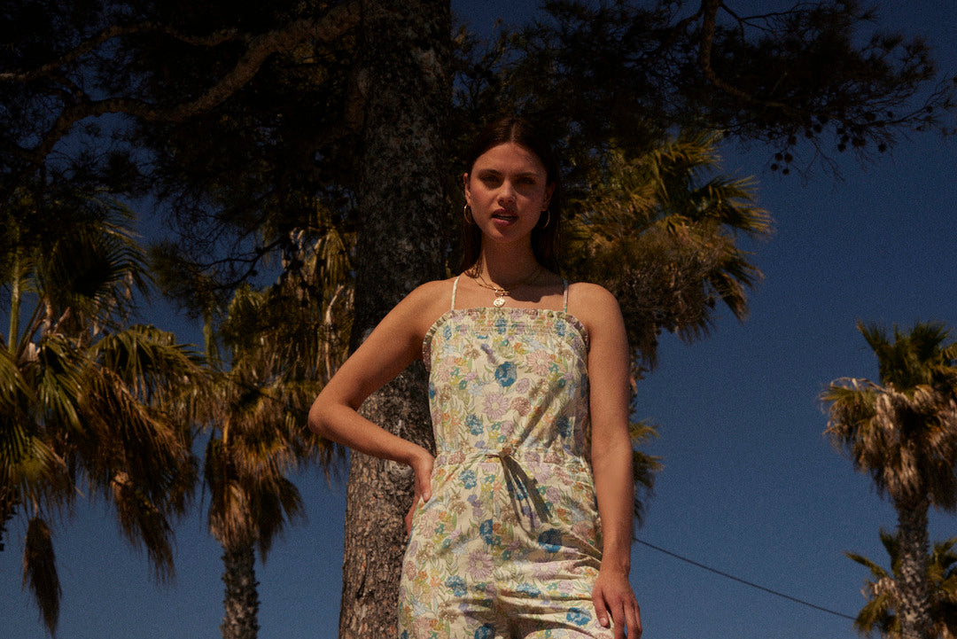 Jumpsuit Komodo printed flowers d'été