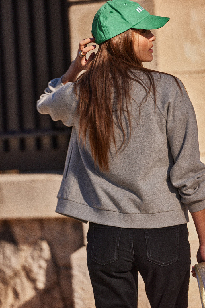 Cardigan Gris Chiné OPUS DURDIKA Taille 38 - Occasion Très Bon état