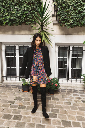 Donia dress with dream flower print