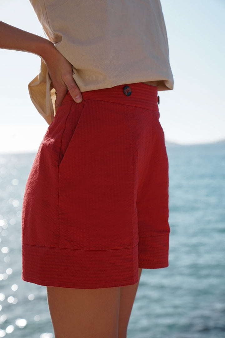 red mar shorts