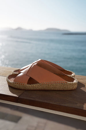 destino cognac espadrilles