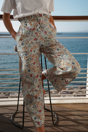 Indian floral print Tiempo trousers