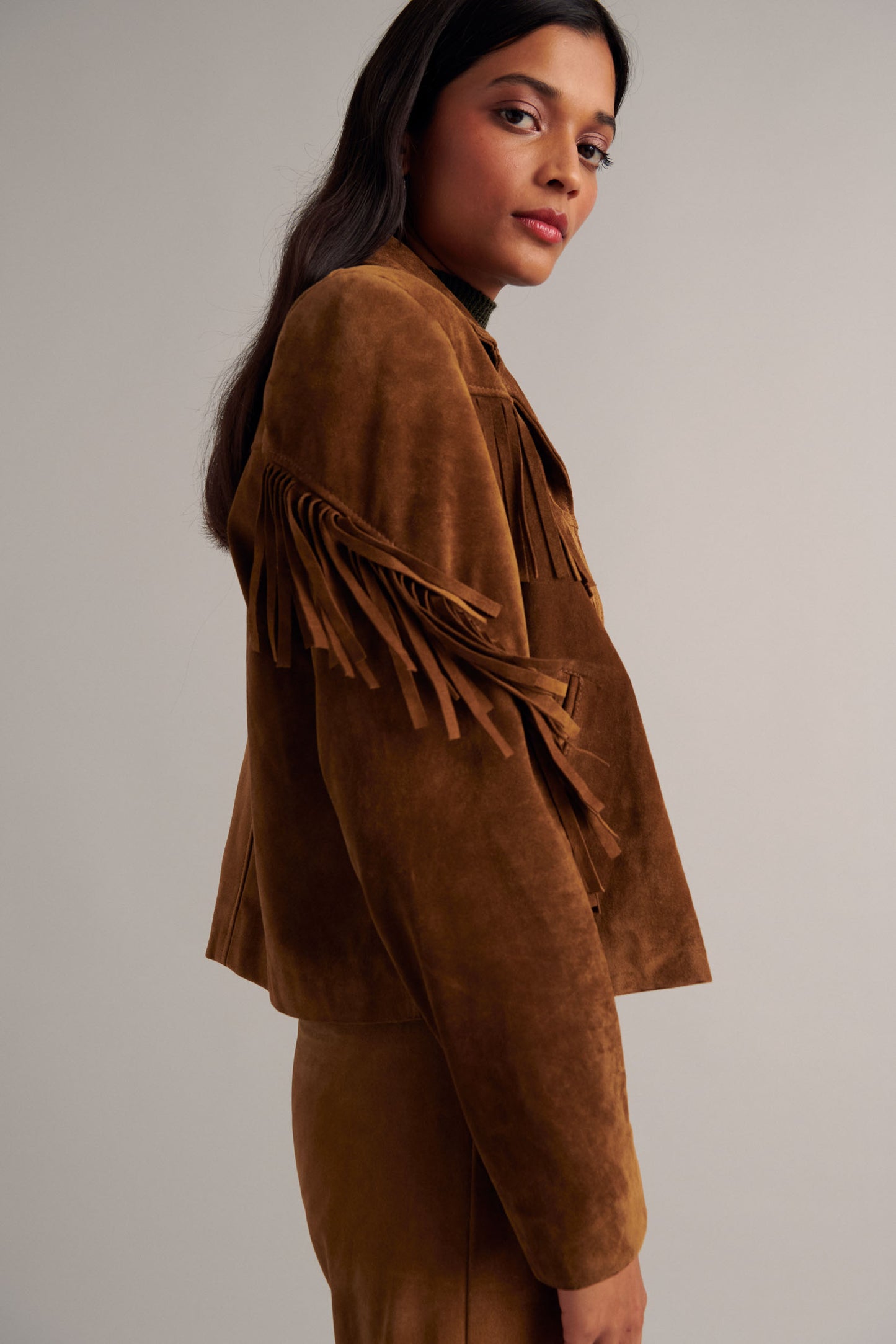 Serena camel crust jacket