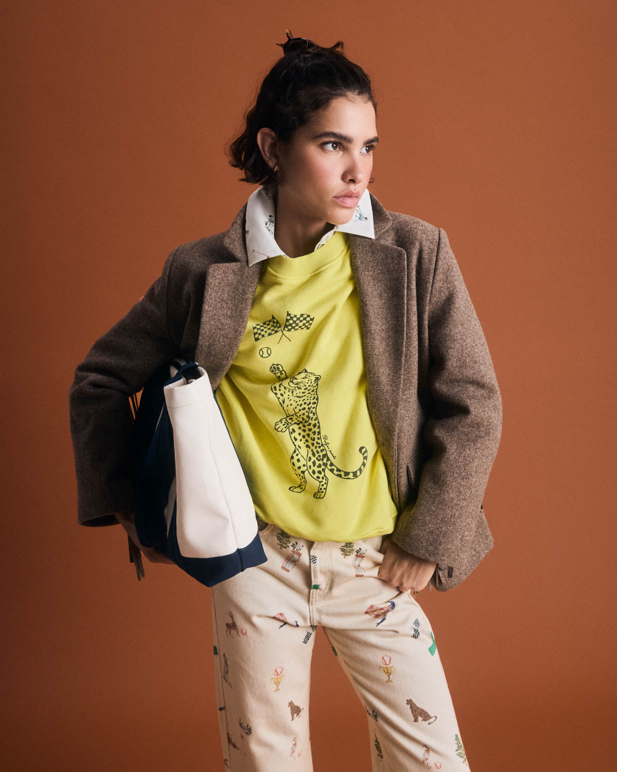 Virgile yellow sweatshirt