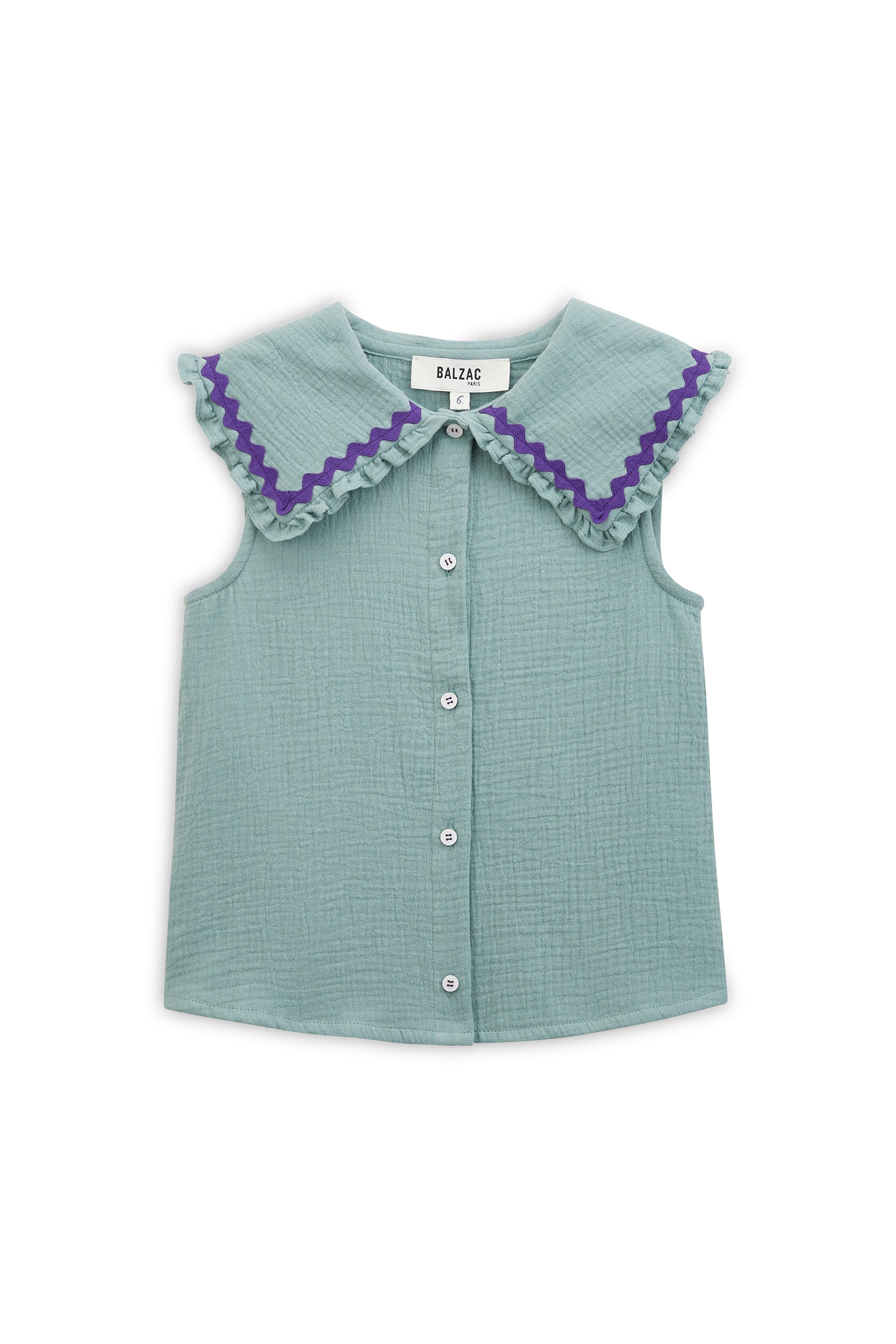 Camicia Perle verde d'eau