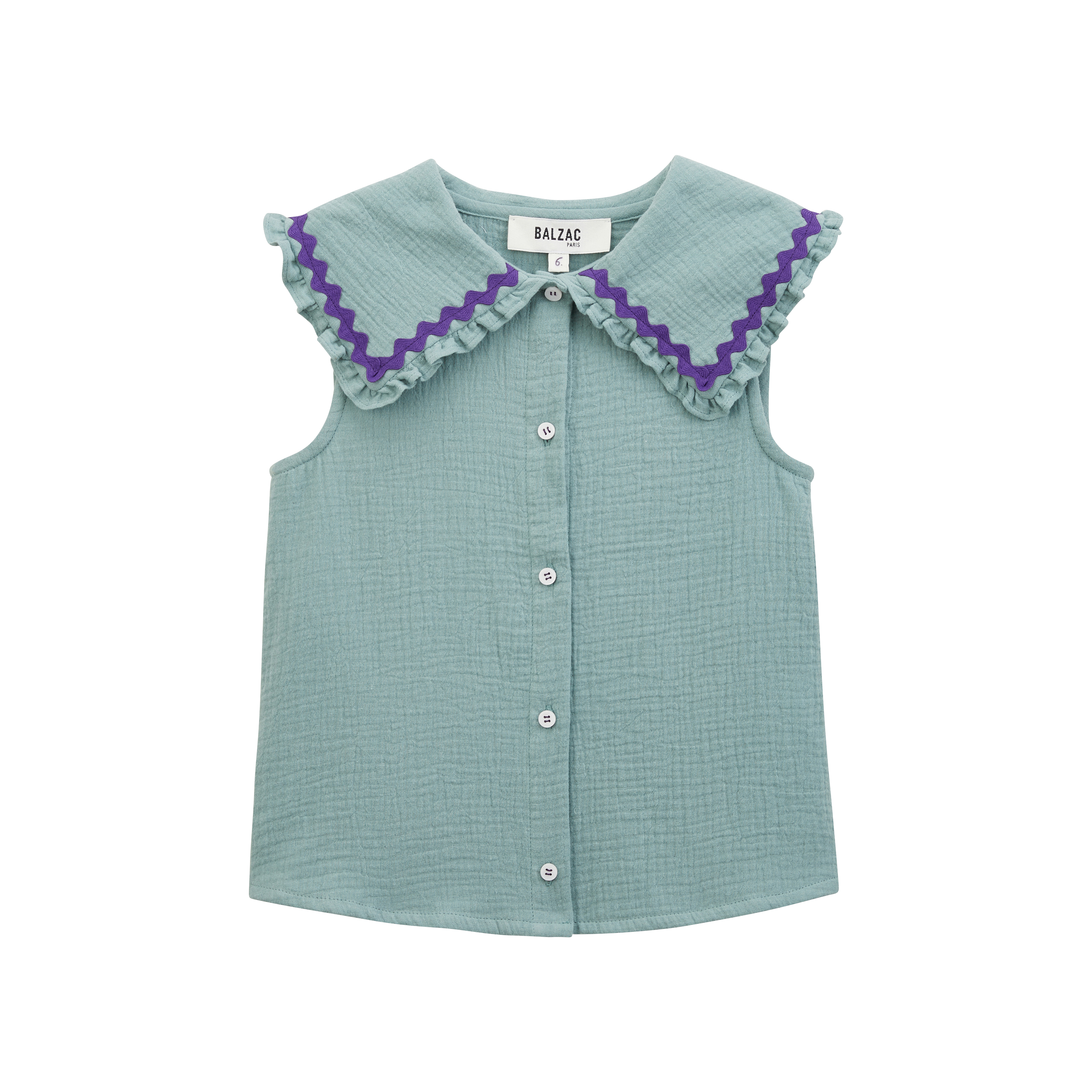 Camicia Perle verde d'eau
