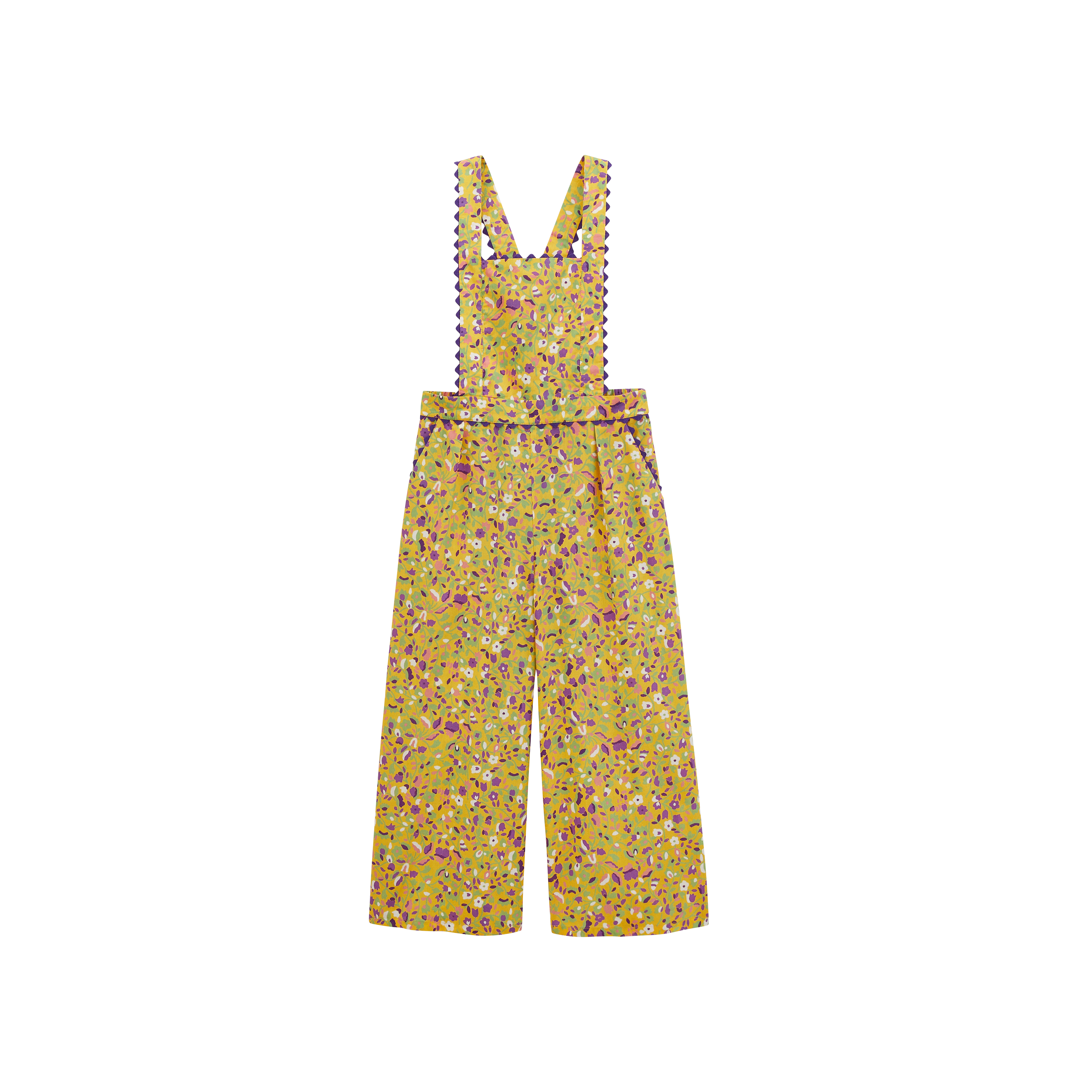 Salopette Trouvaille printed kyrielle of flowers