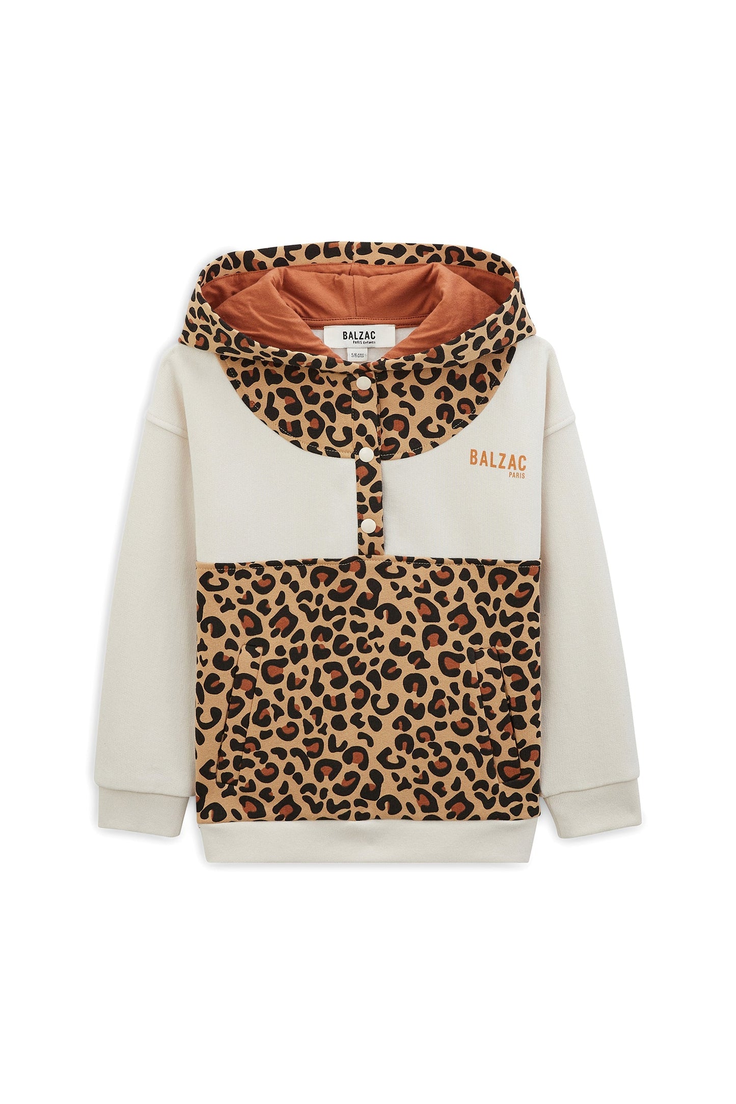 Souvenir leopard and ecru sweatshirt