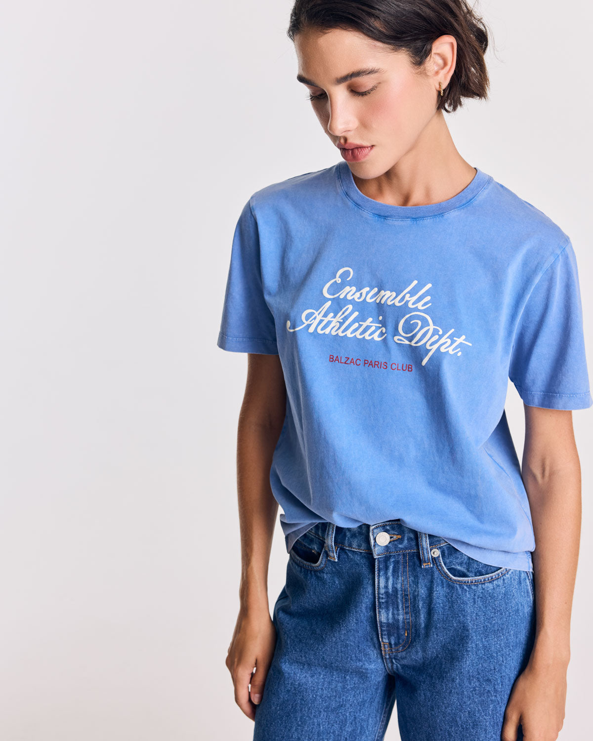 Tee-shirt Bree Ensemble bleu délavé