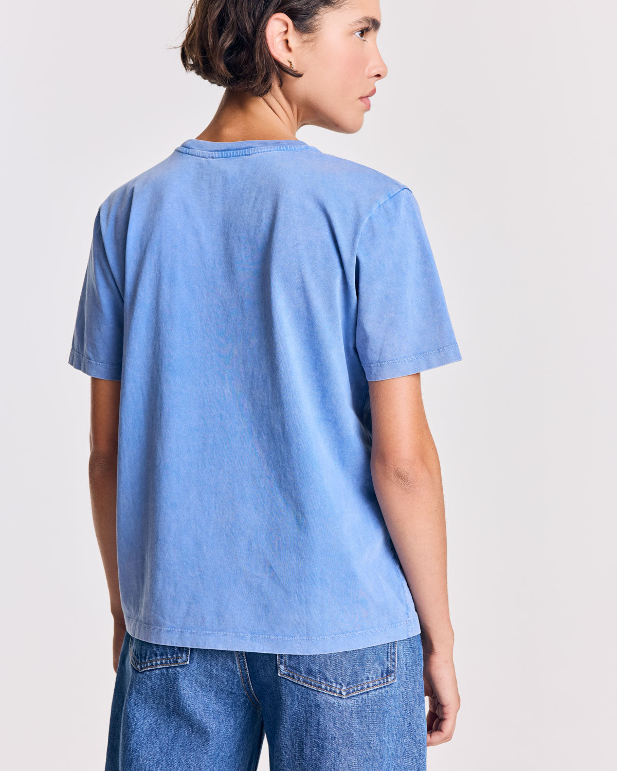 Tee-shirt Bree Ensemble bleu délavé