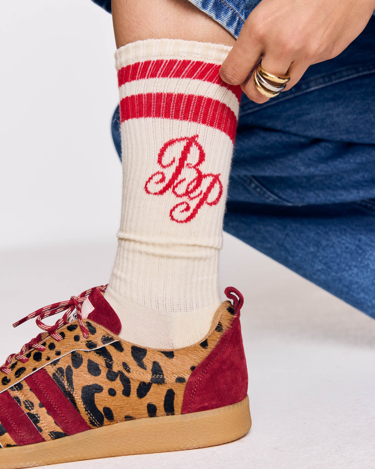 Ecru socks Ensemble