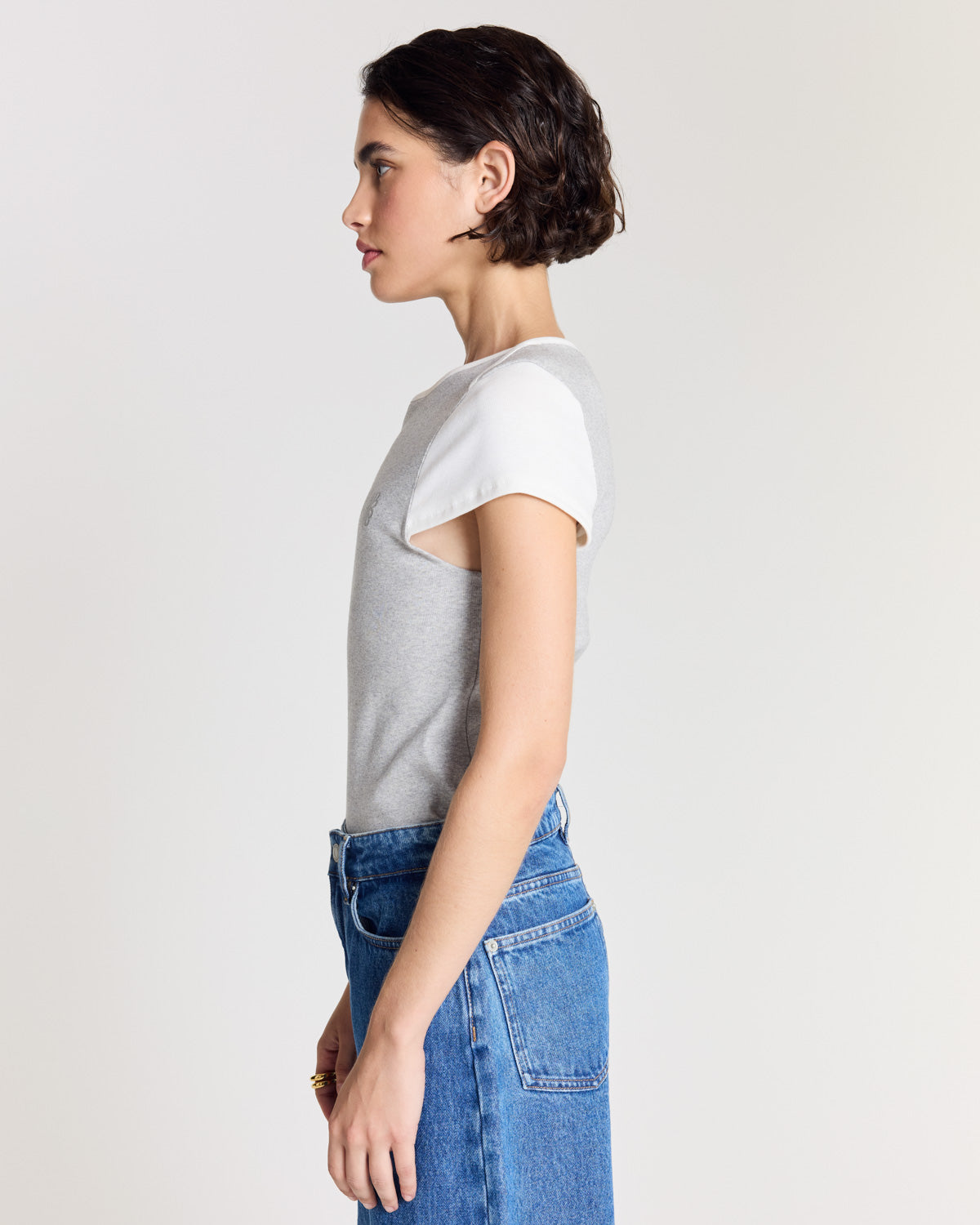Marl grey Elma T-shirt