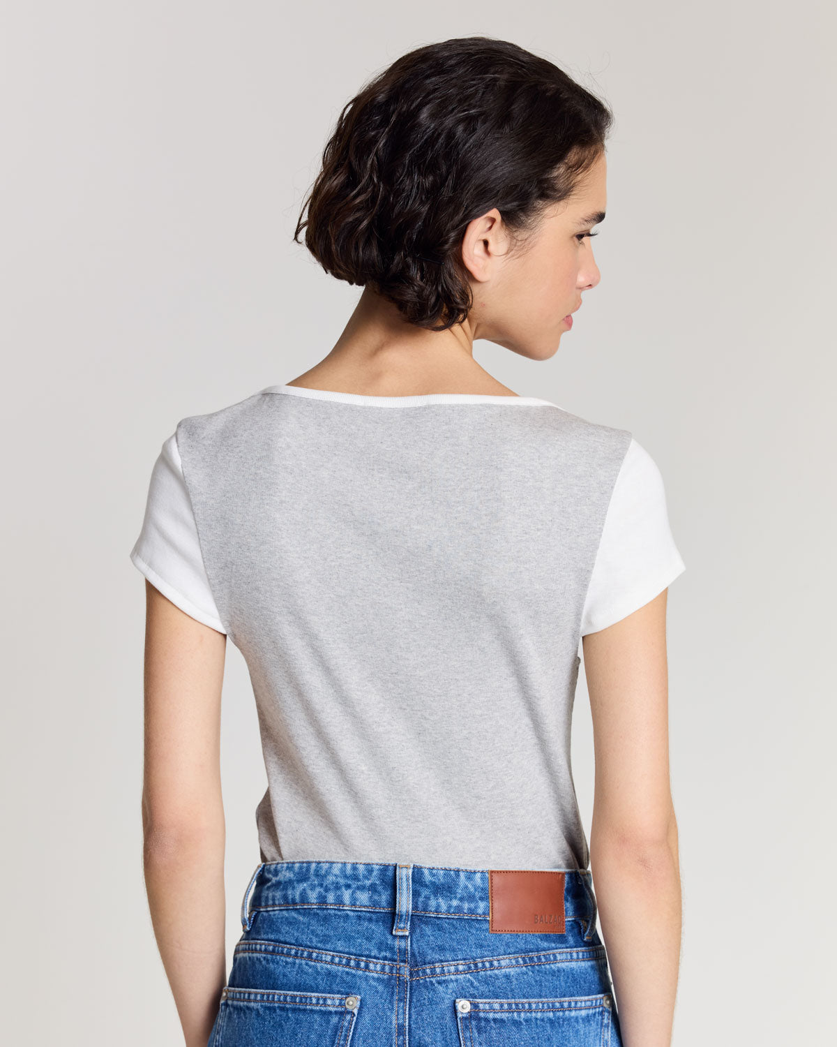 Marl grey Elma T-shirt