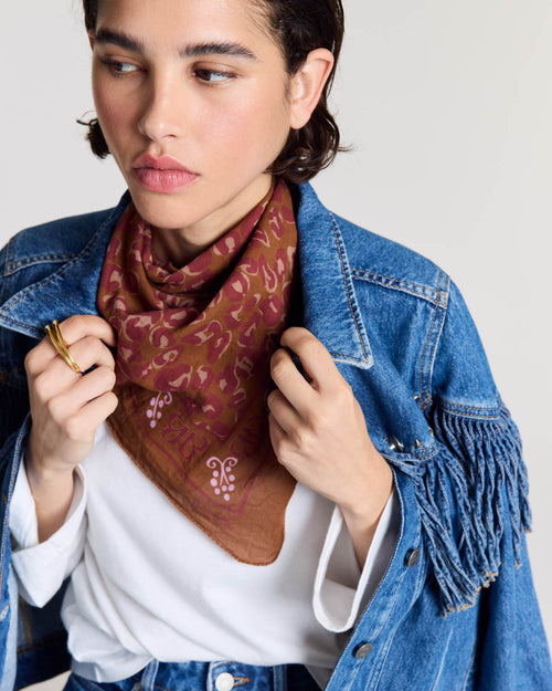 Johanna brown scarf