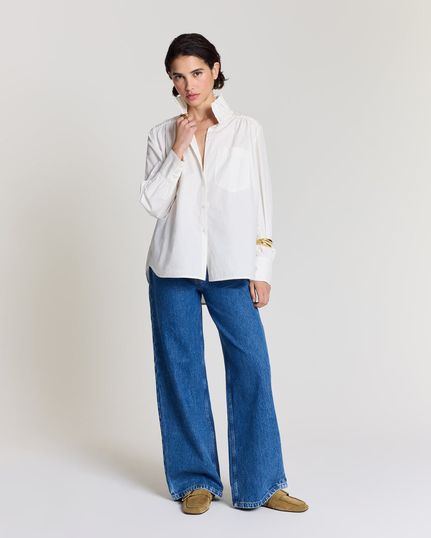 Chemise Leonor blanc naturel