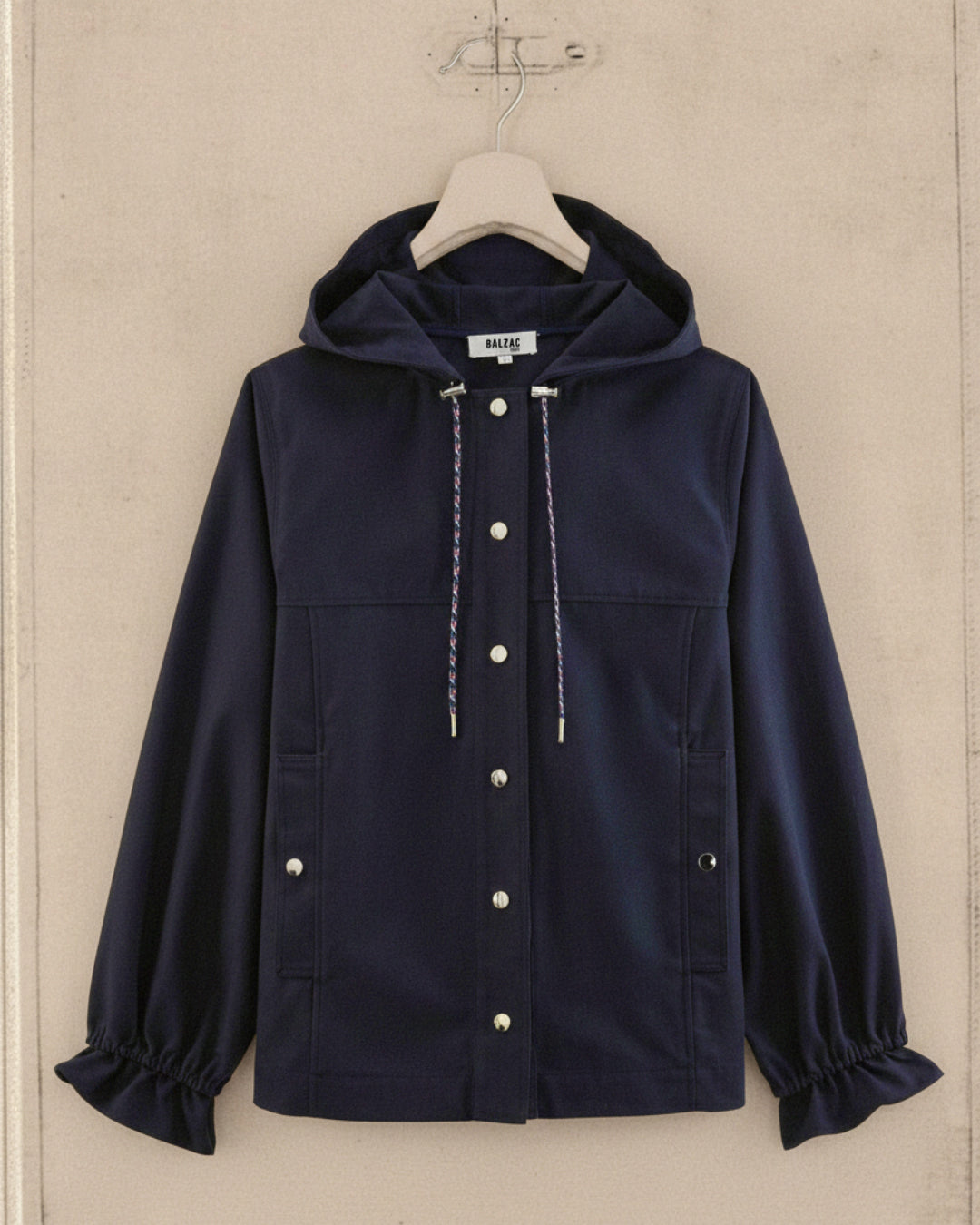 Eliott slate blue windbreaker