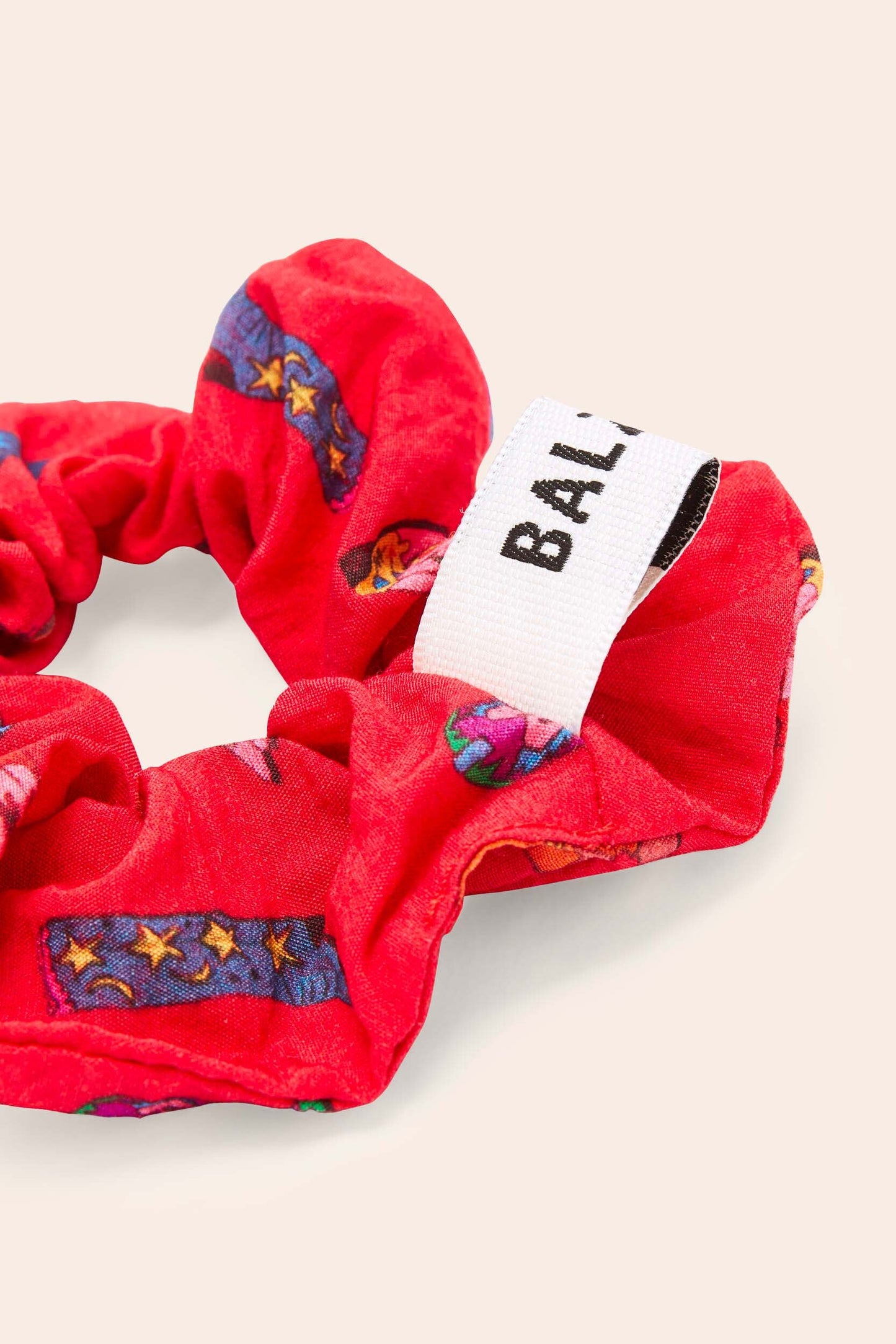 Billy scrunchie with red cowboy print