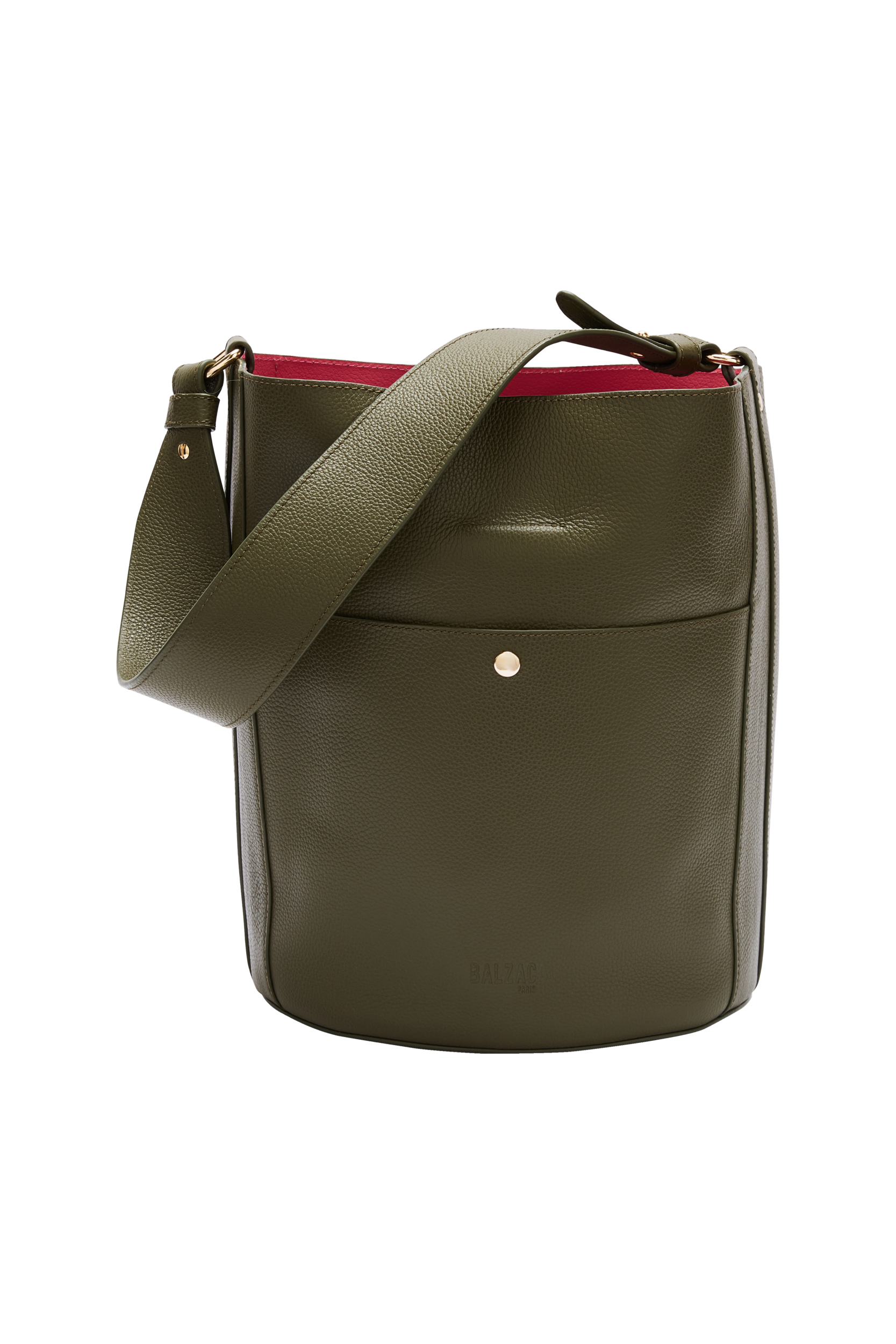 Bag Grand Sofia khaki interior fuchsia