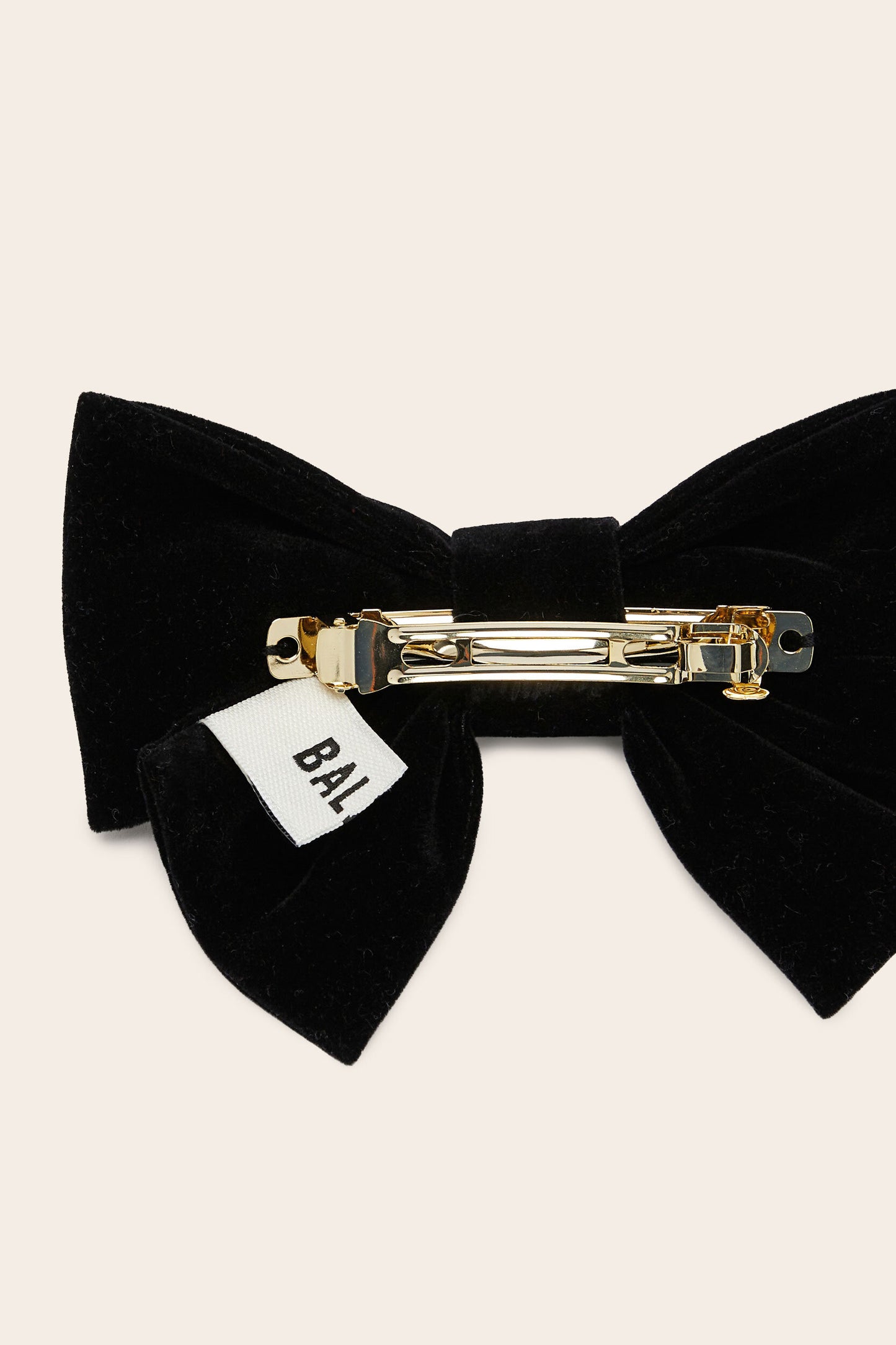 Horacio black velvet bow