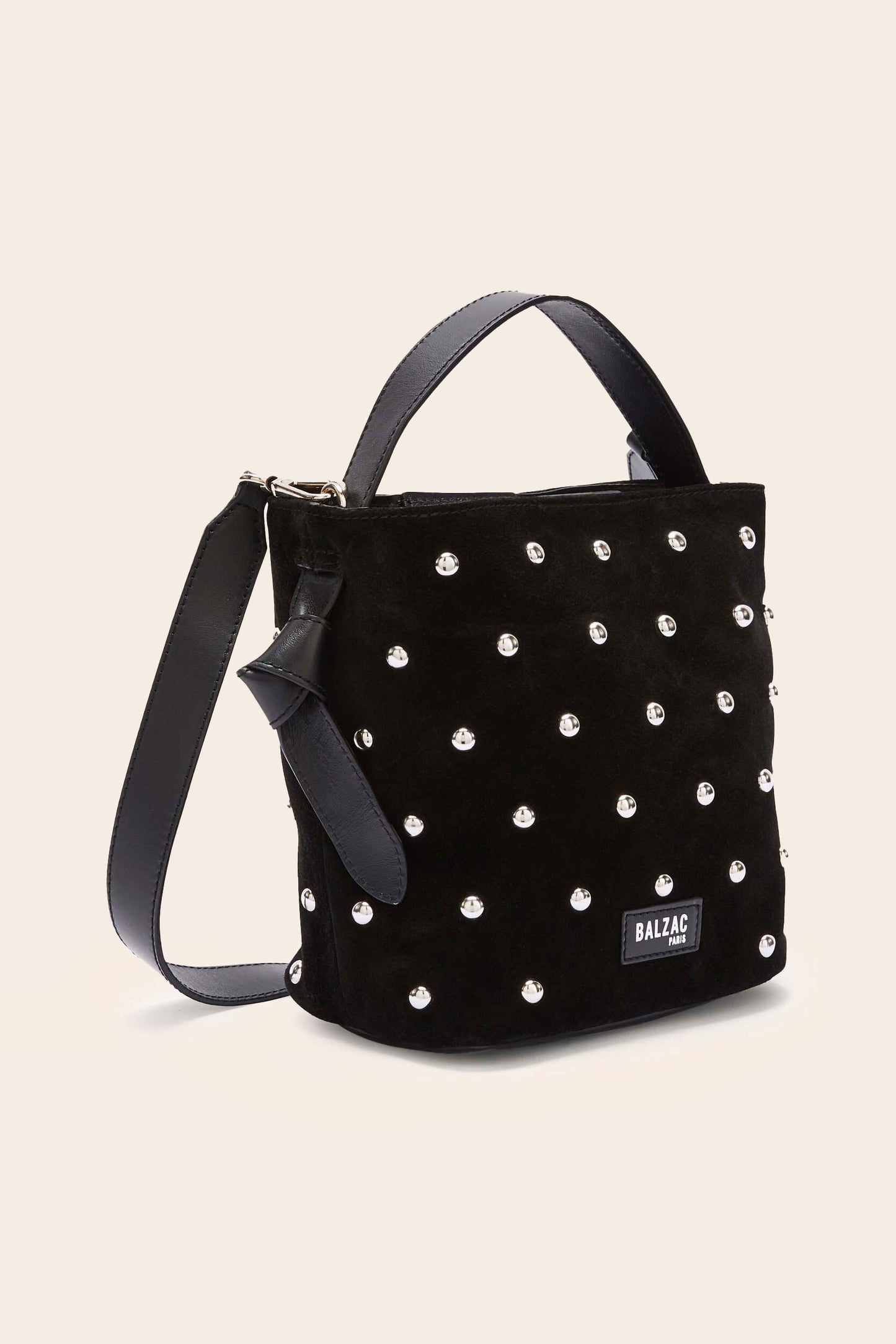 Black studded Orion bag