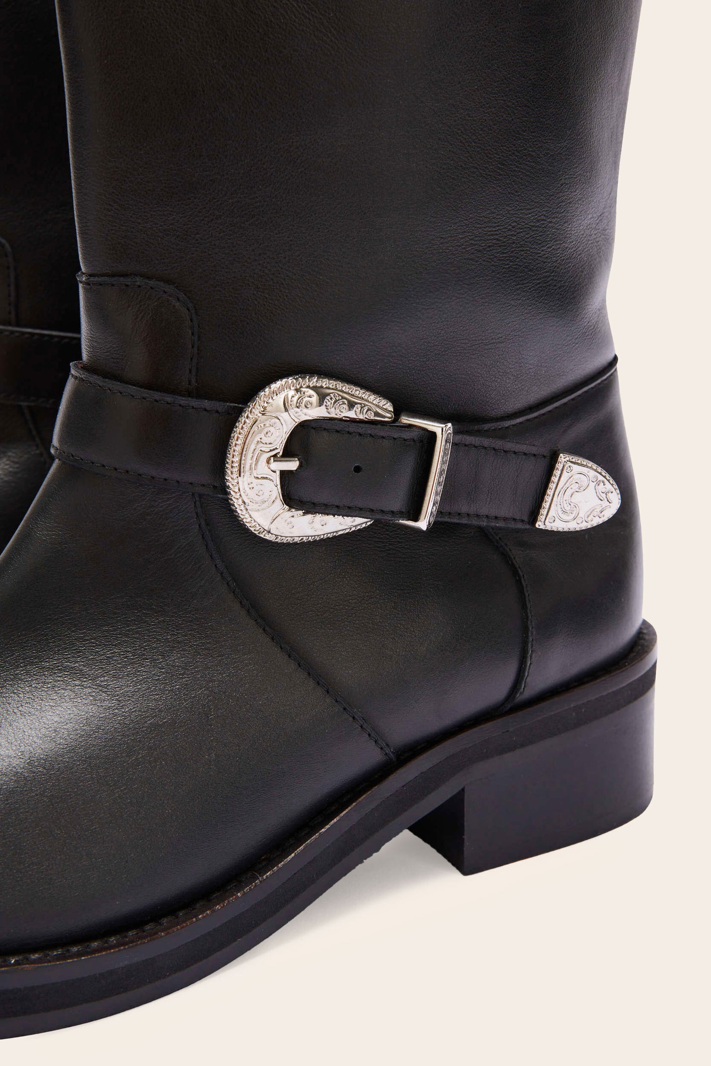 Sharon black ankle boots