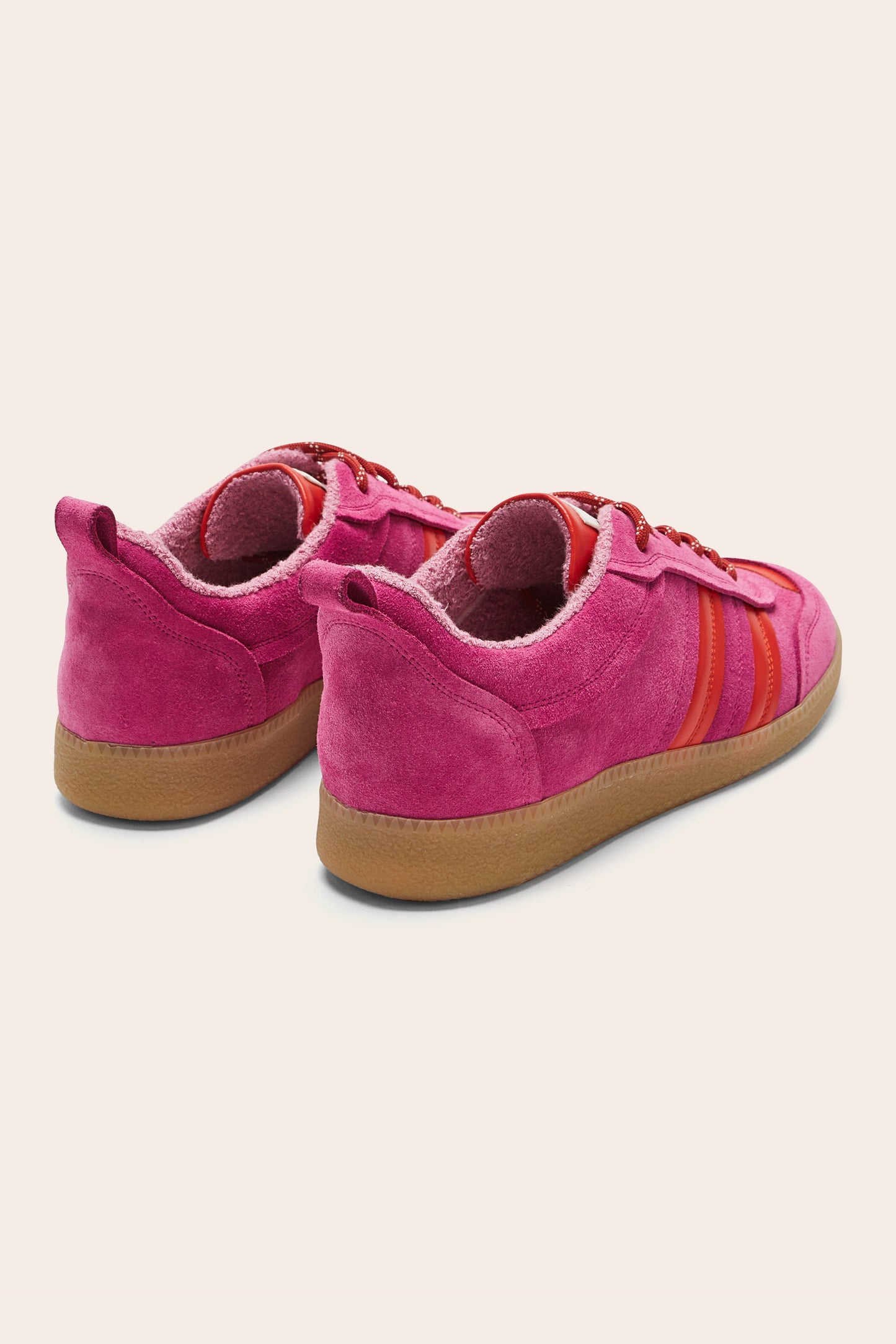 Quinn pink and red sneakers