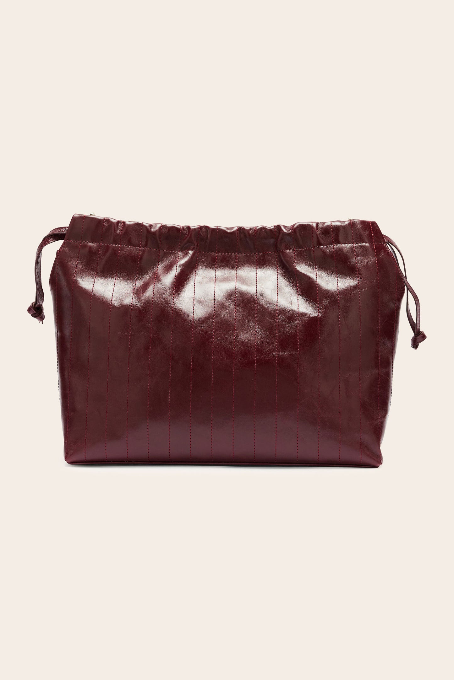 Sac Amaïa froissé bordeaux