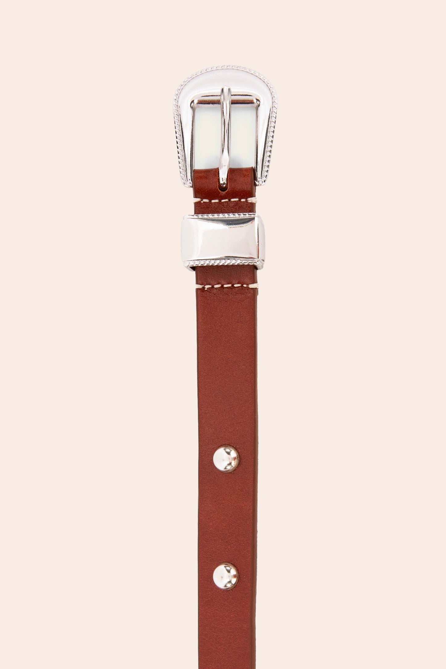 Cameron studded camel belt