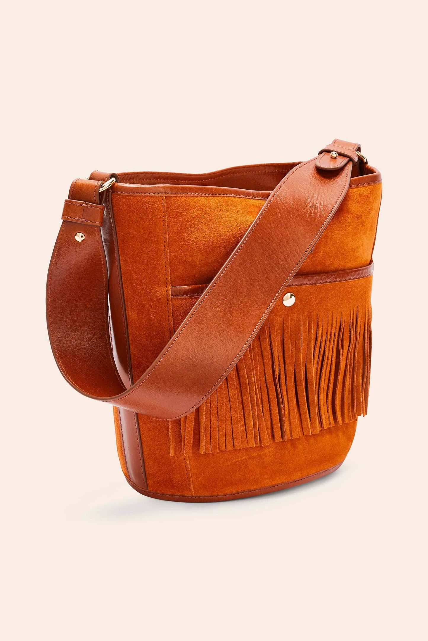 Sac Sofia franges camel