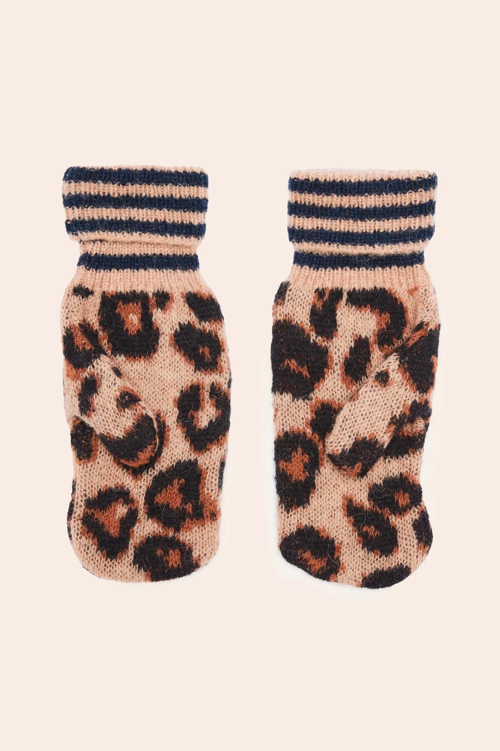 Moufle Karen leopard