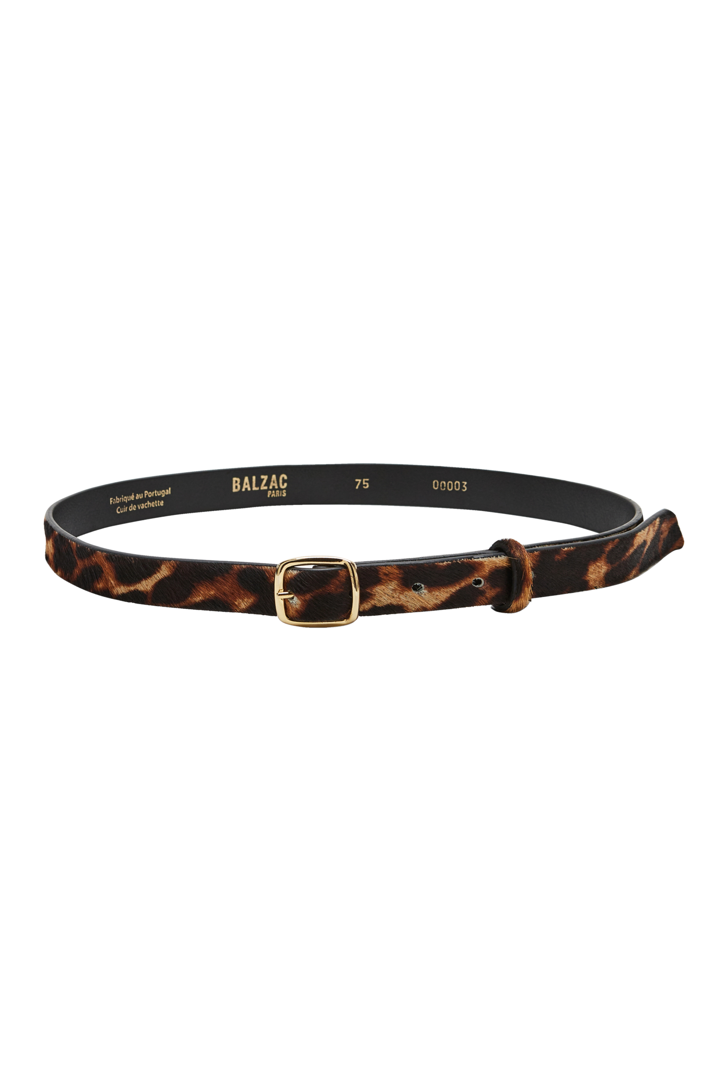 Caramel Leopard Pony Love Belt