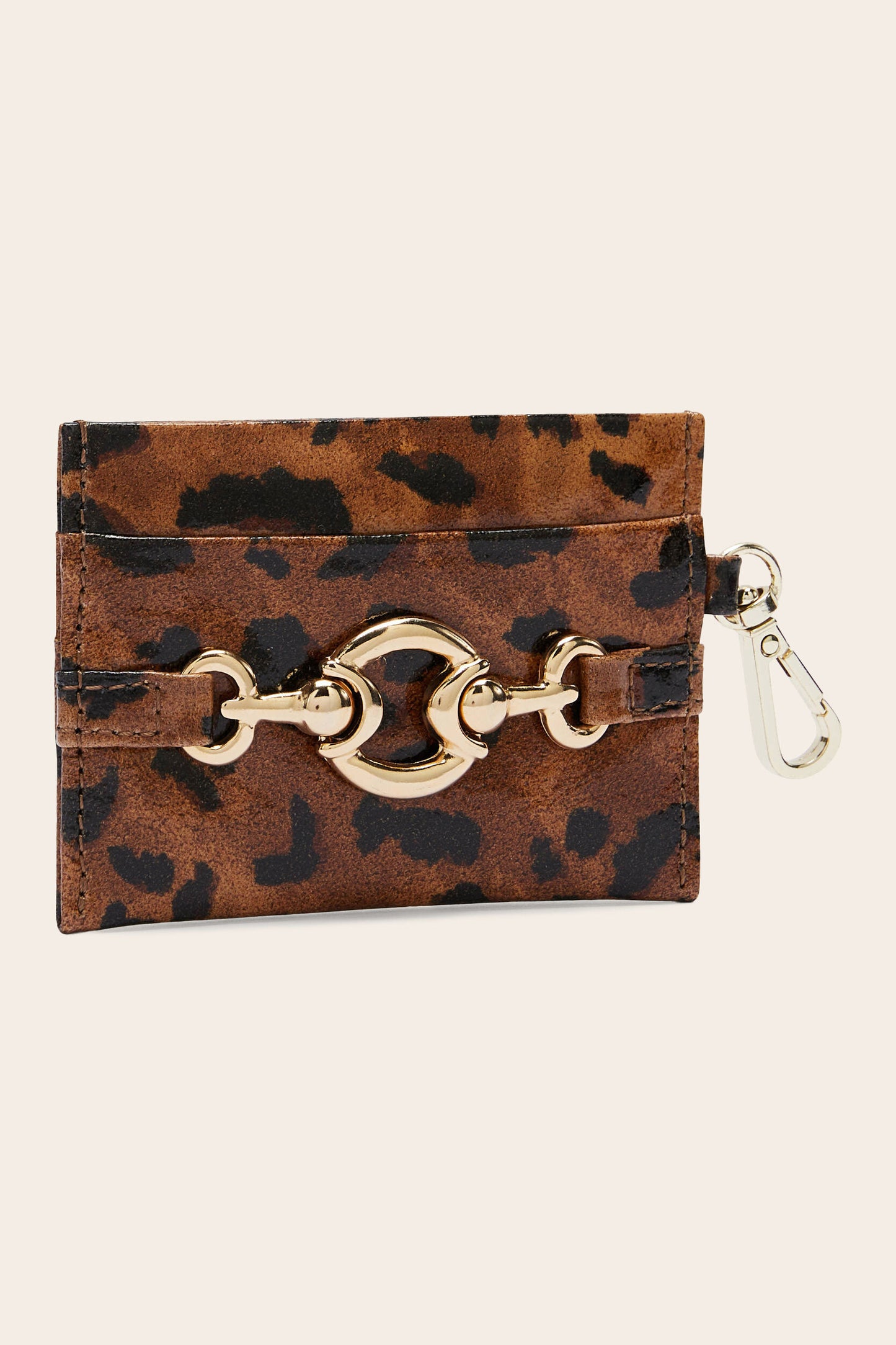 Addison Cappuccino Cheetah Card Holder