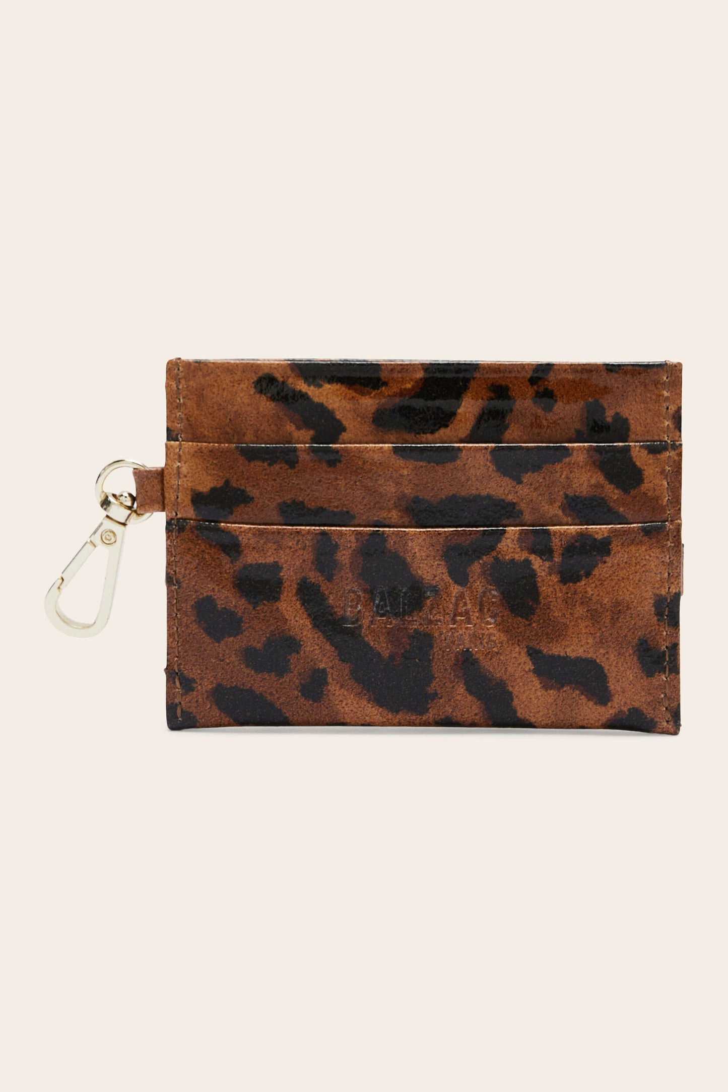 Addison Cappuccino Cheetah Card Holder