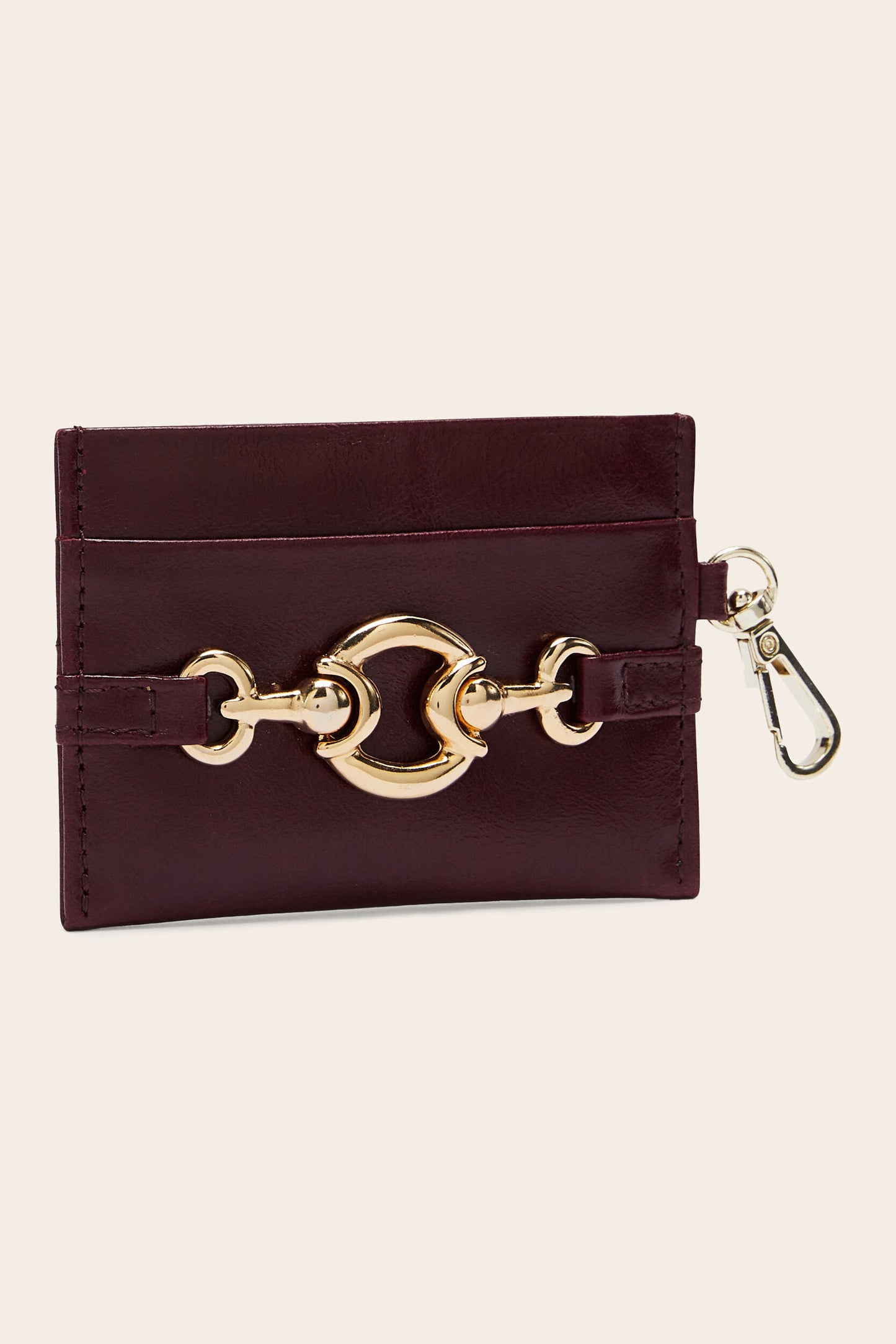 Addison burgundy card holder