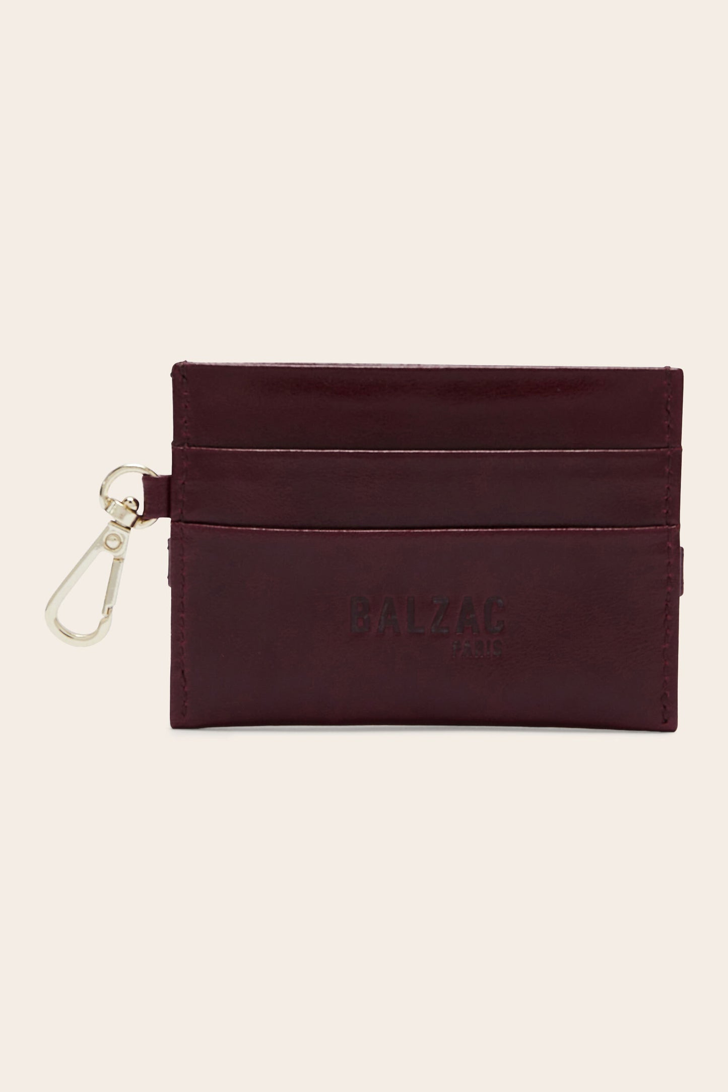 Addison burgundy card holder