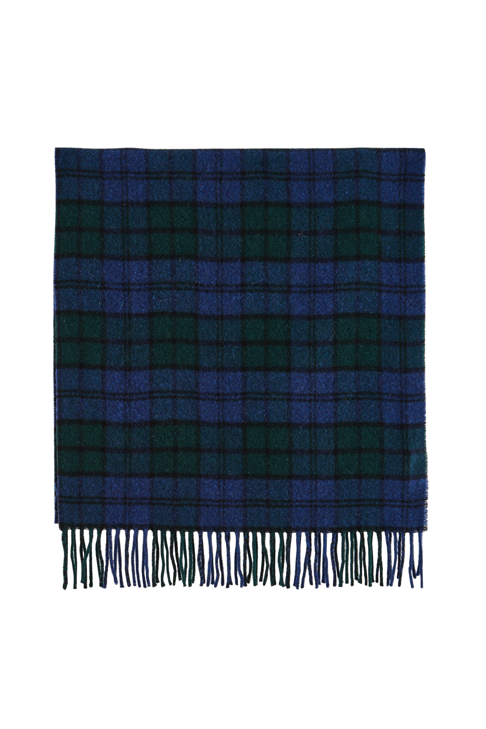 Scarf Public tartan blue and green