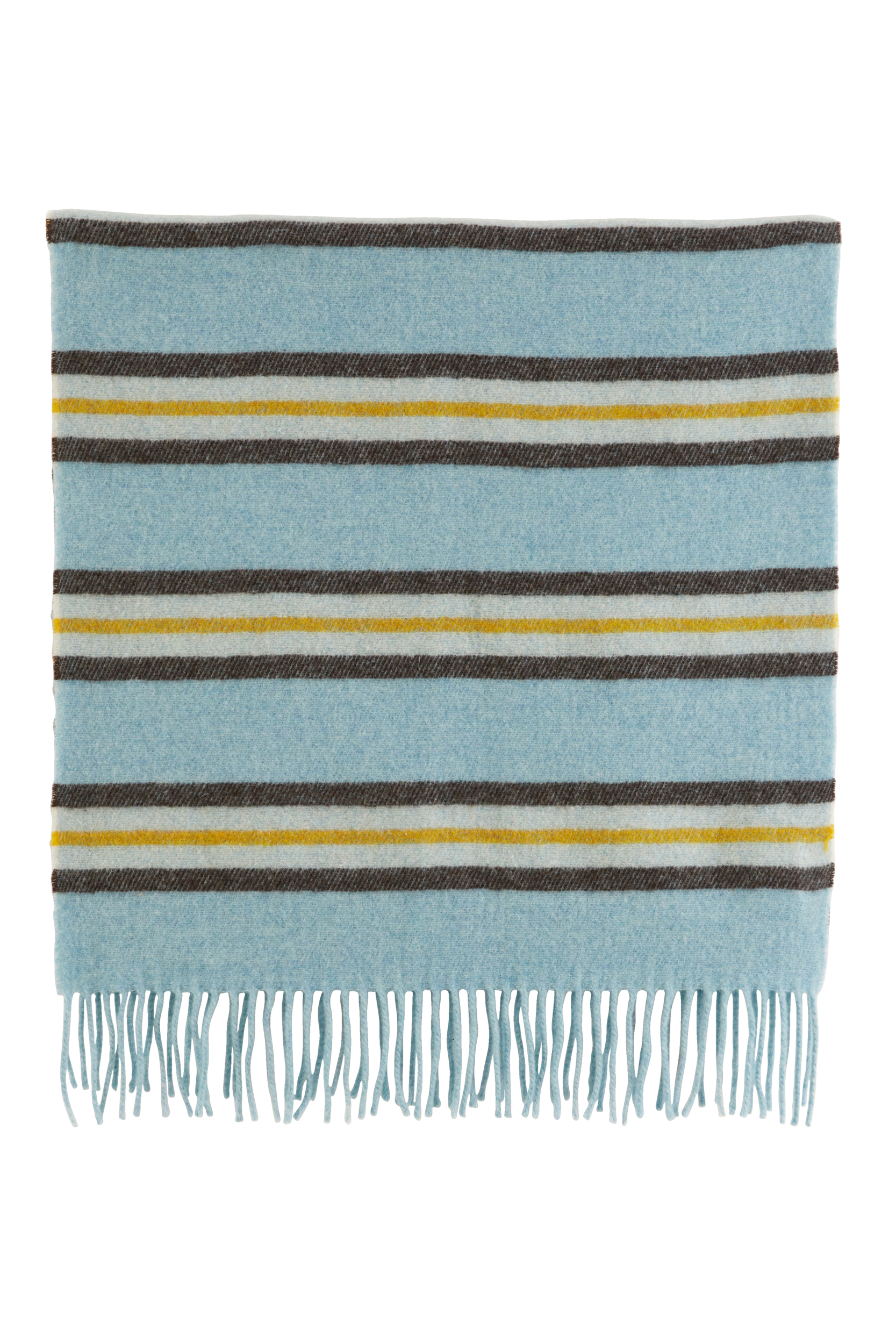 Scarf Public stripes yellow and blue