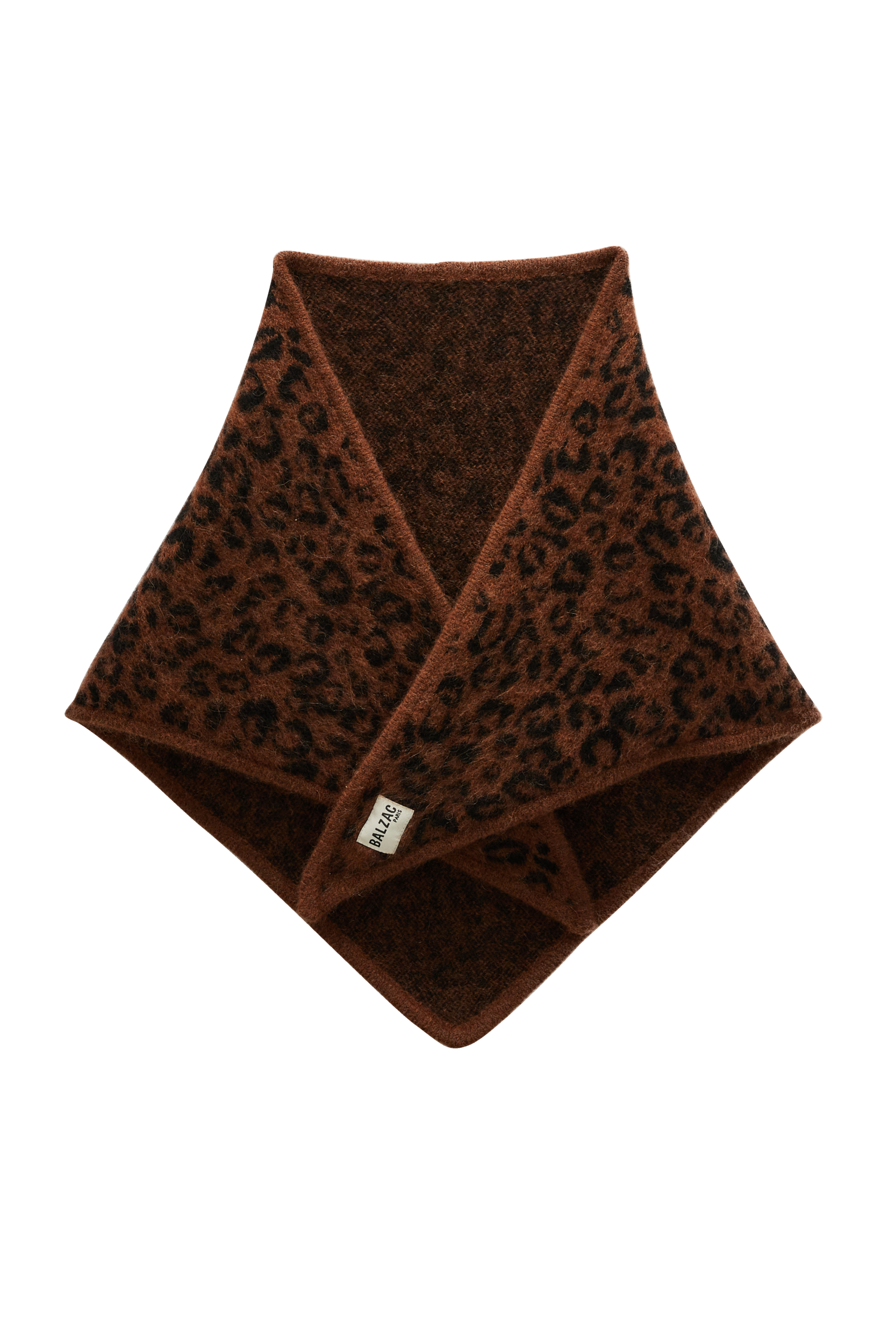 Scarf Milo leopard tawny